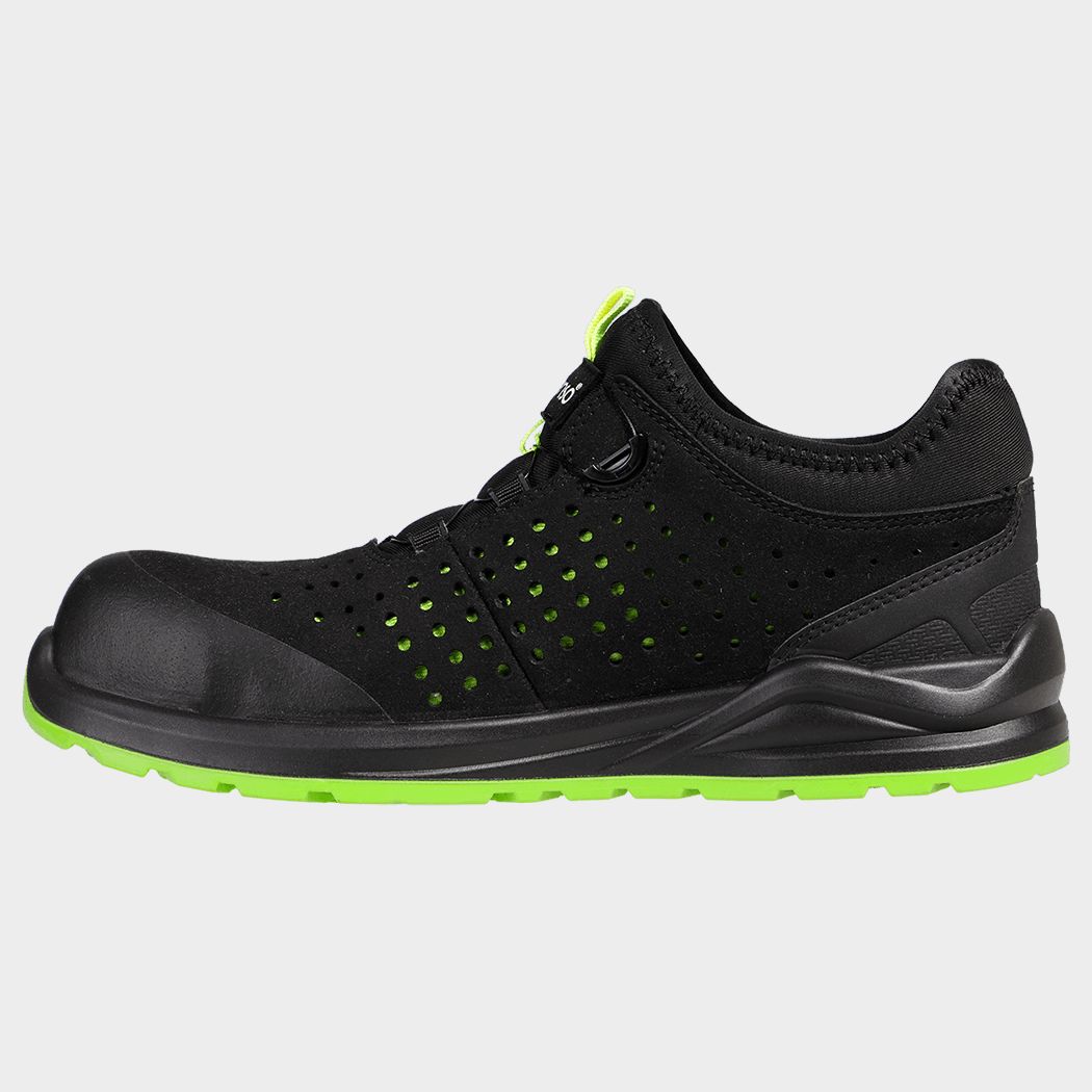 Работни обувки JETT S1PS ESD BLACK/GREEN - 2
