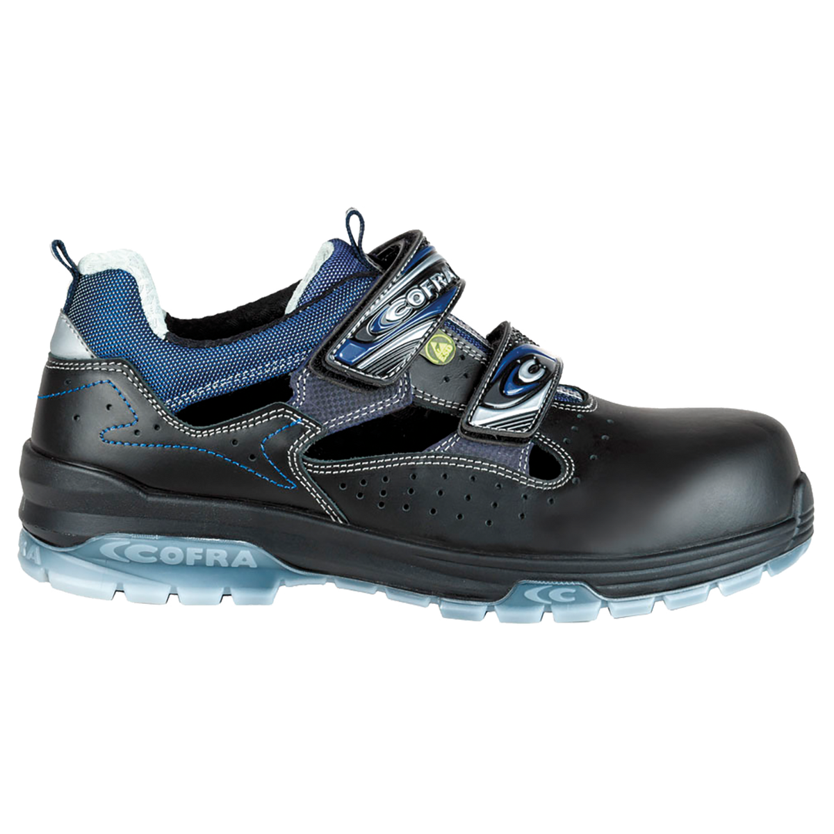 Pantofi de protectie JUNGLE BLACK S1 P ESD SRC