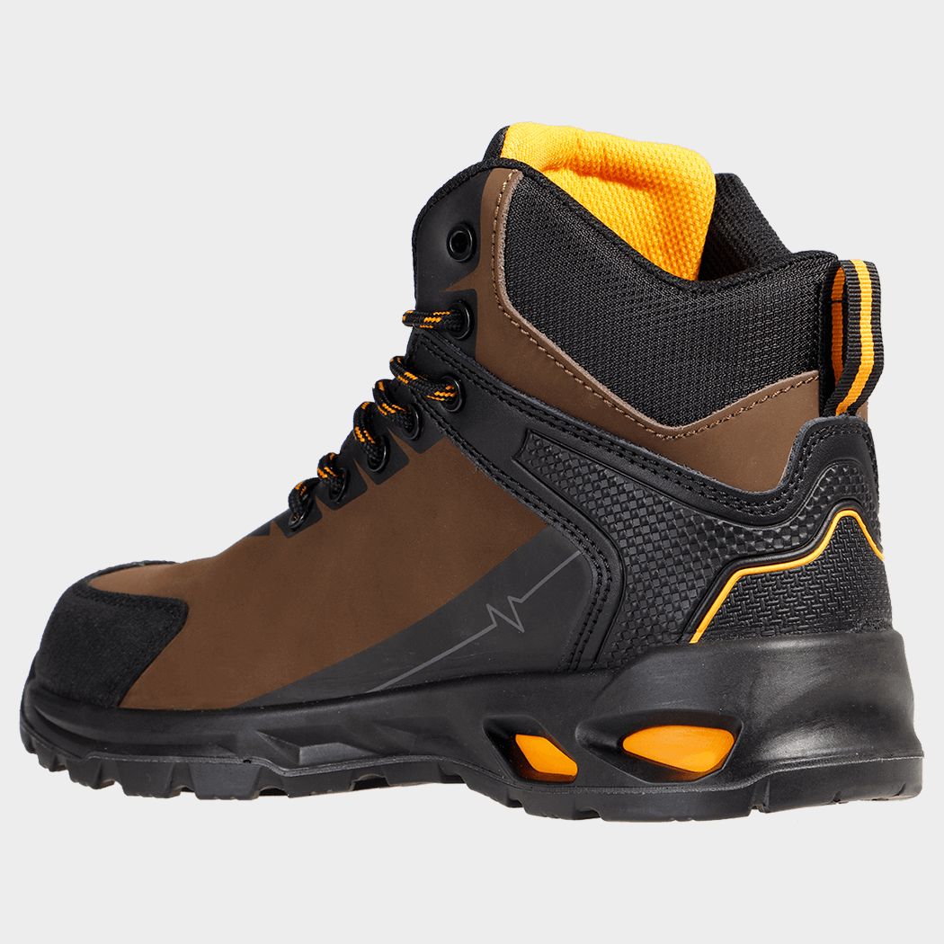 Pantofi înalți RULER MID O2 SR BROWN/BLACK - 6