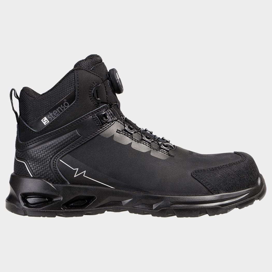 Pantofi înalți RULER  MID S3S FO SR BLACK - 1
