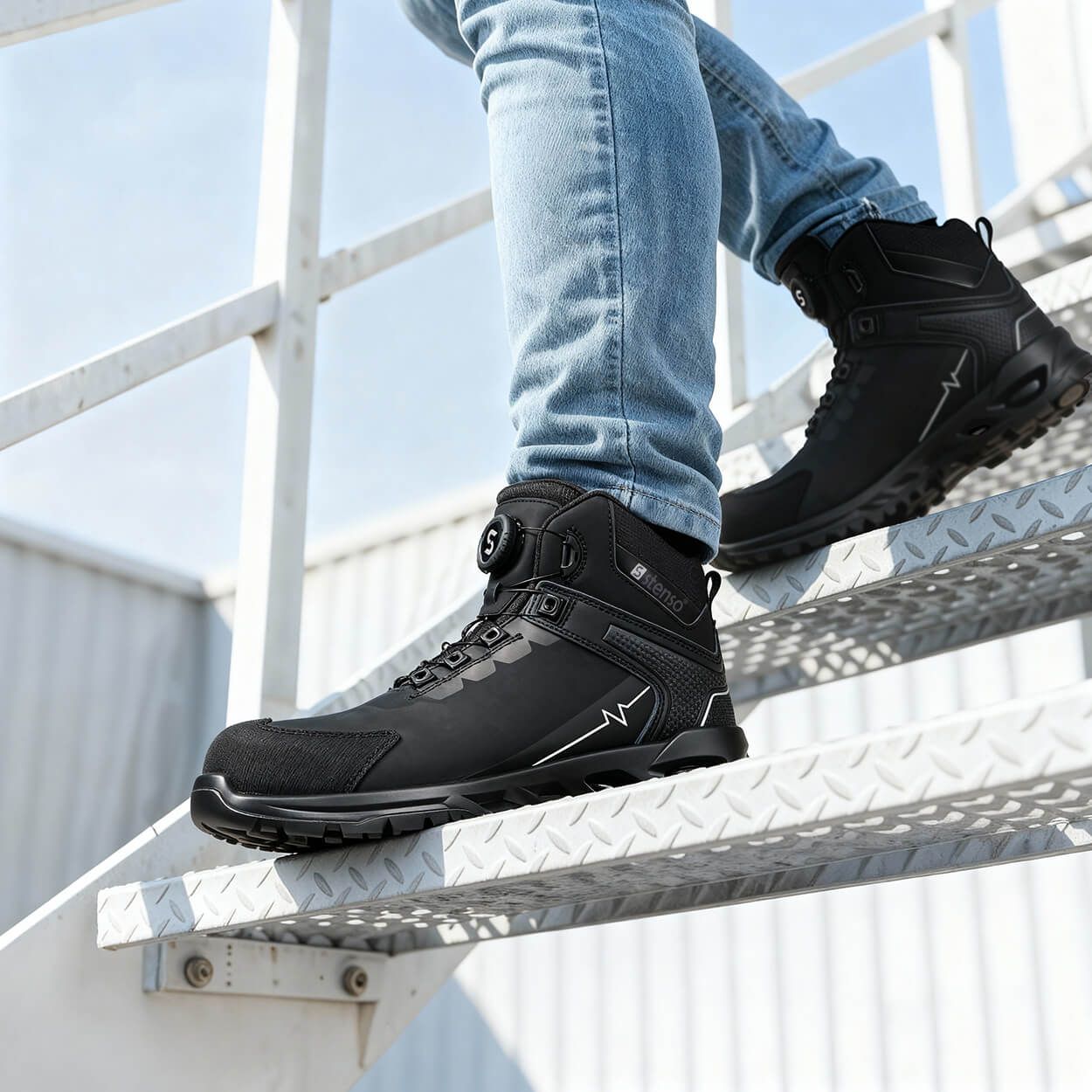 Pantofi înalți RULER  MID S3S FO SR BLACK - 3