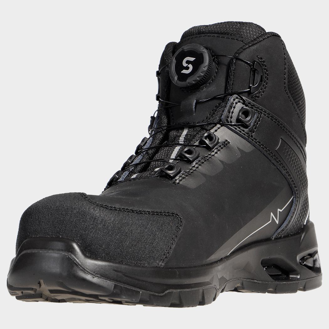 Pantofi înalți RULER  MID S3S FO SR BLACK - 6