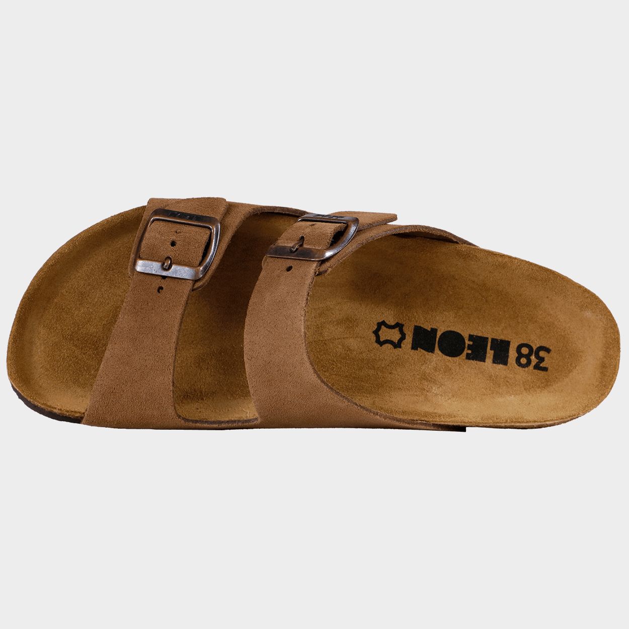 Дамски чехли LEON LADY BROWN SUEDE - 2