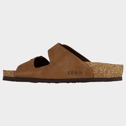 Дамски чехли LEON LADY BROWN SUEDE - 5