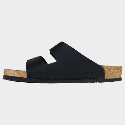 Sandals LEON MAN BLACK SUEDE - 4