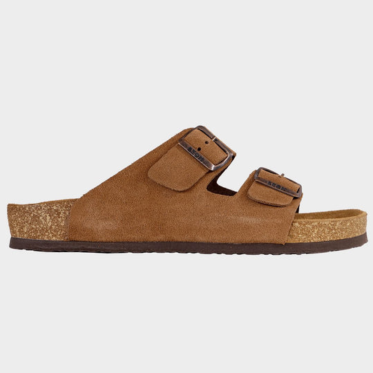 Sandals LEON MAN BROWN SUEDE - 1