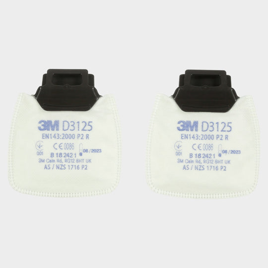 Прахов филтър, чифт 3M Secure Click D3125 P2 R - 1