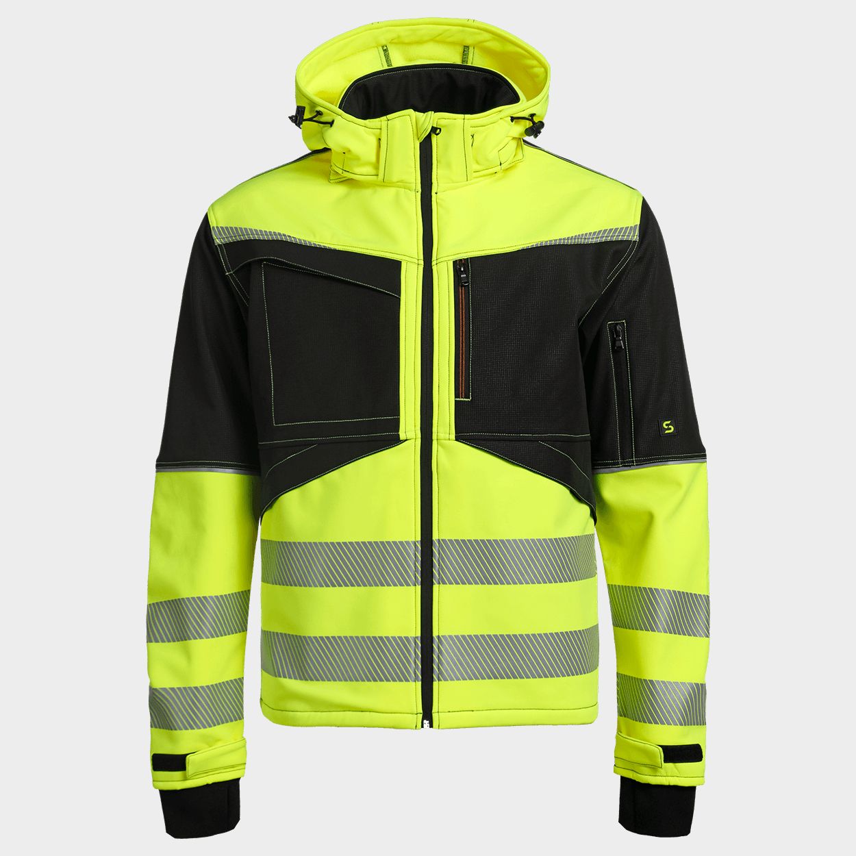 Softshell jacket PRISMA 2.0 HV YELLOW/BLACK - 1