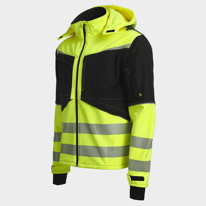 Softshell jacket PRISMA 2.0 HV YELLOW/BLACK - 4