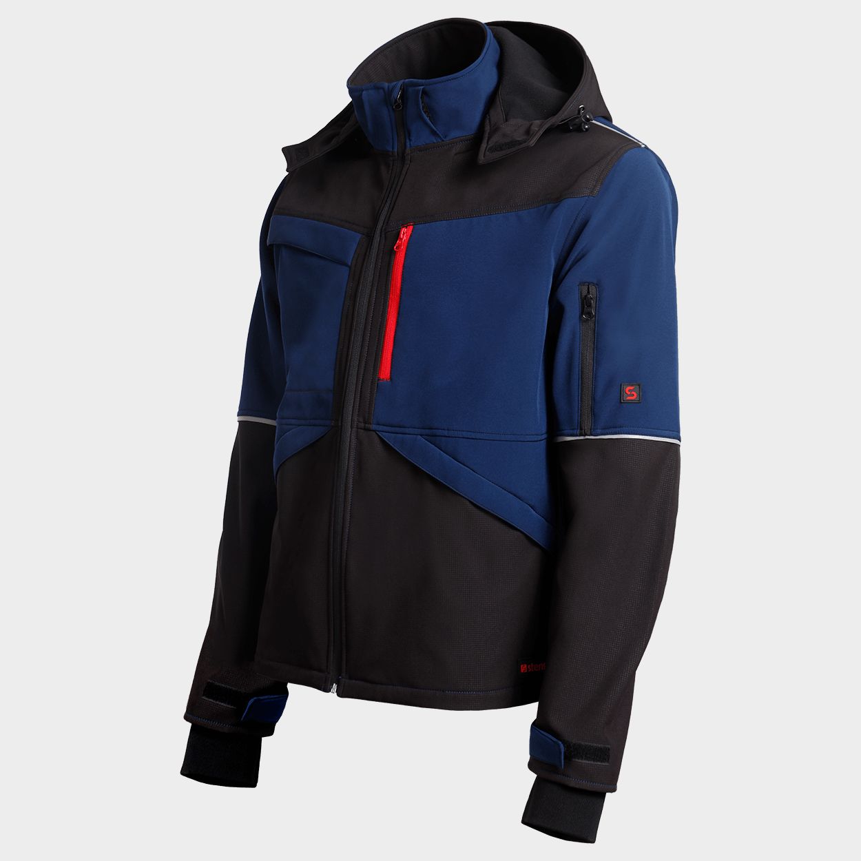 Μπουφάν Softshell PRISMA SOFTSHELL 2.0 BLACK/DARK BLUE - 3