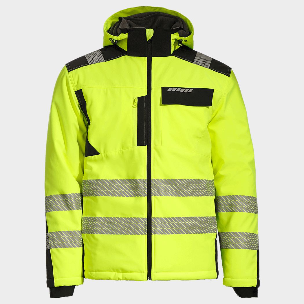 Μπουφάν Softshell REVOLT HV WINTER YELLOW - 1