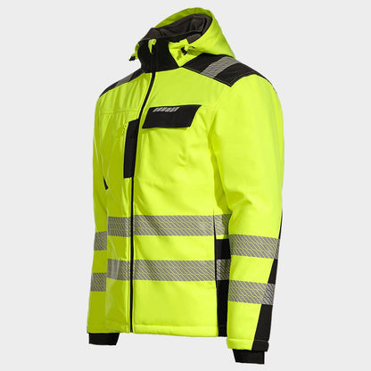 Μπουφάν Softshell REVOLT HV WINTER YELLOW - 3