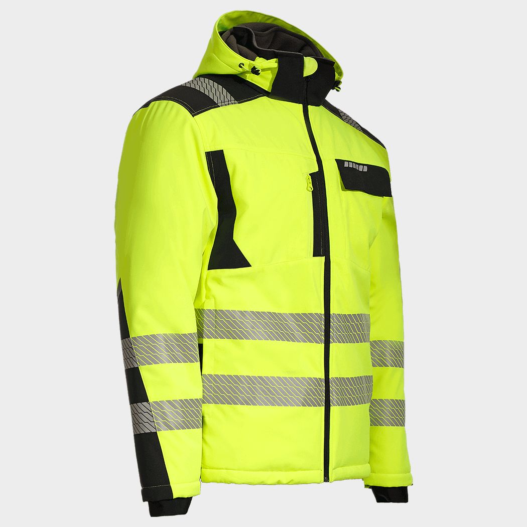 Μπουφάν Softshell REVOLT HV WINTER YELLOW - 4
