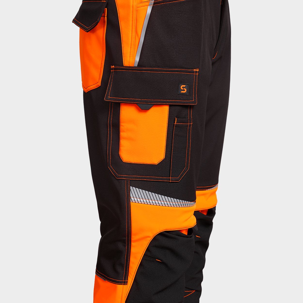 Softshell παντελόνι PRISMA 2.0 HV ORANGE/BLACK - 6