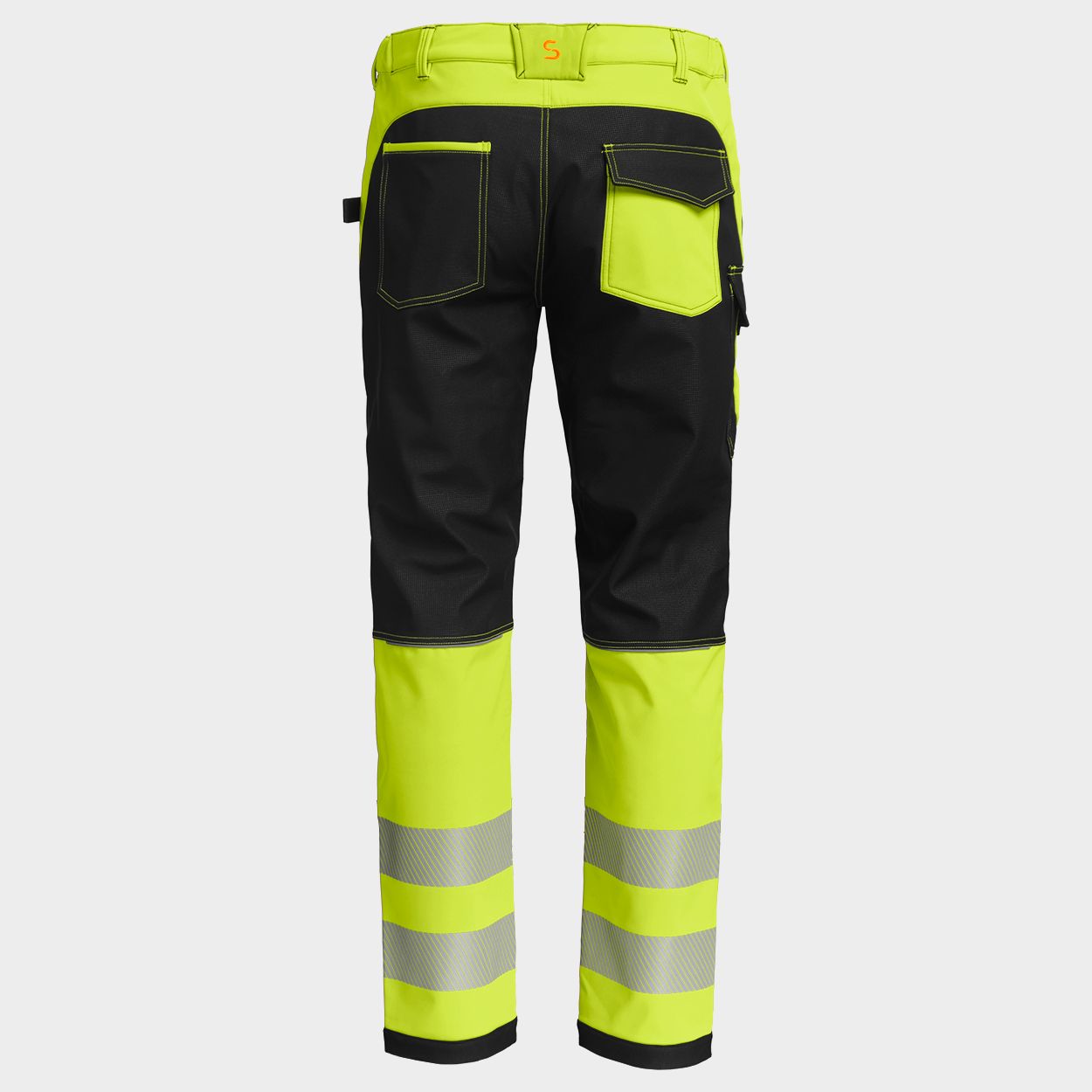 Pantaloni softshell PRISMA 2.0 HV YELLOW/BLACK - 2