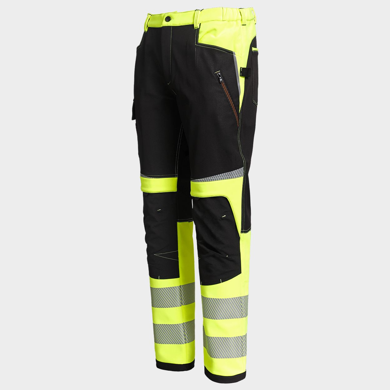 Pantaloni softshell PRISMA 2.0 HV YELLOW/BLACK - 4