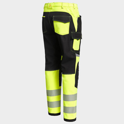 Pantaloni softshell PRISMA 2.0 HV YELLOW/BLACK - 5