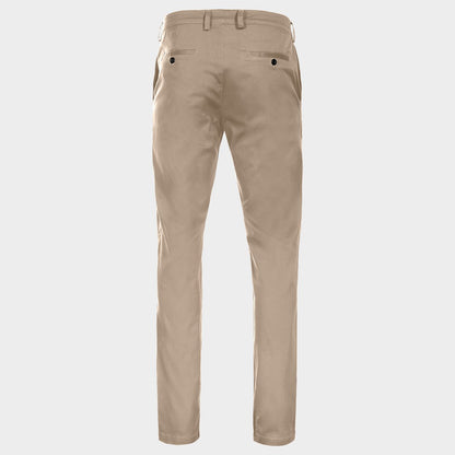 Pantaloni sport-eleganți STENSO CHINO BEJ DESCHIS - 2