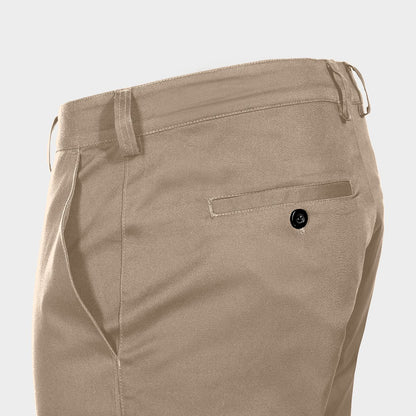Pantaloni sport-eleganți STENSO CHINO BEJ DESCHIS - 4