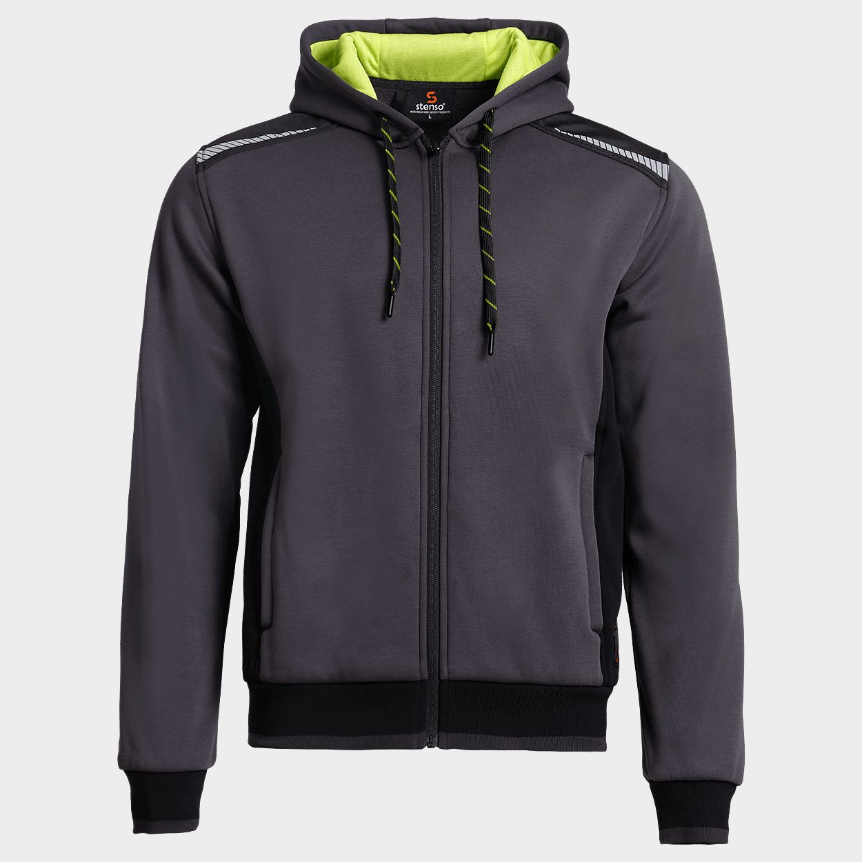 Суитшърт PRISMA 2.0 GRAY/GREEN - 1