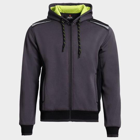 Sweatshirt PRISMA 2.0 GRAY/GREEN - 1