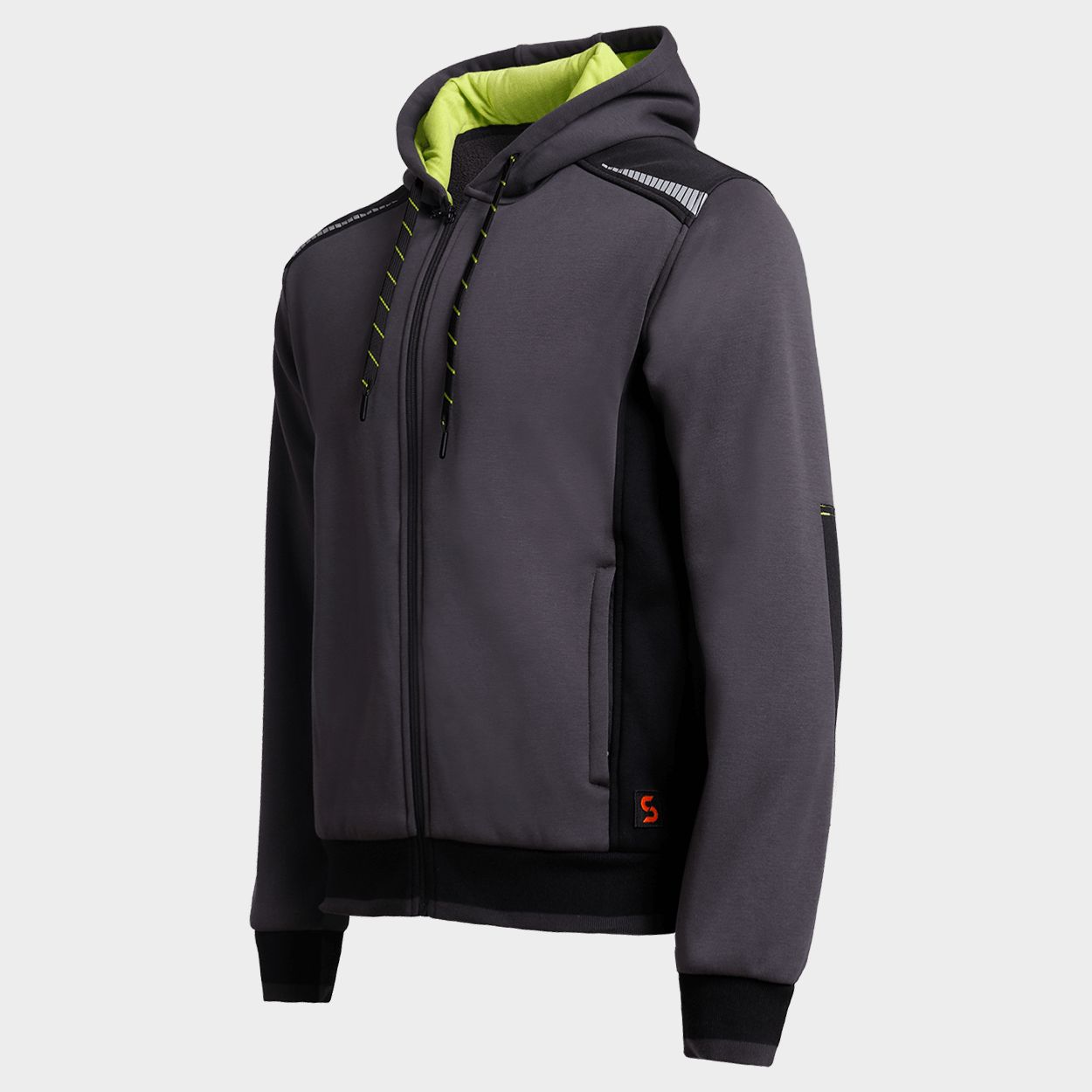 Суитшърт PRISMA 2.0 GRAY/GREEN - 3