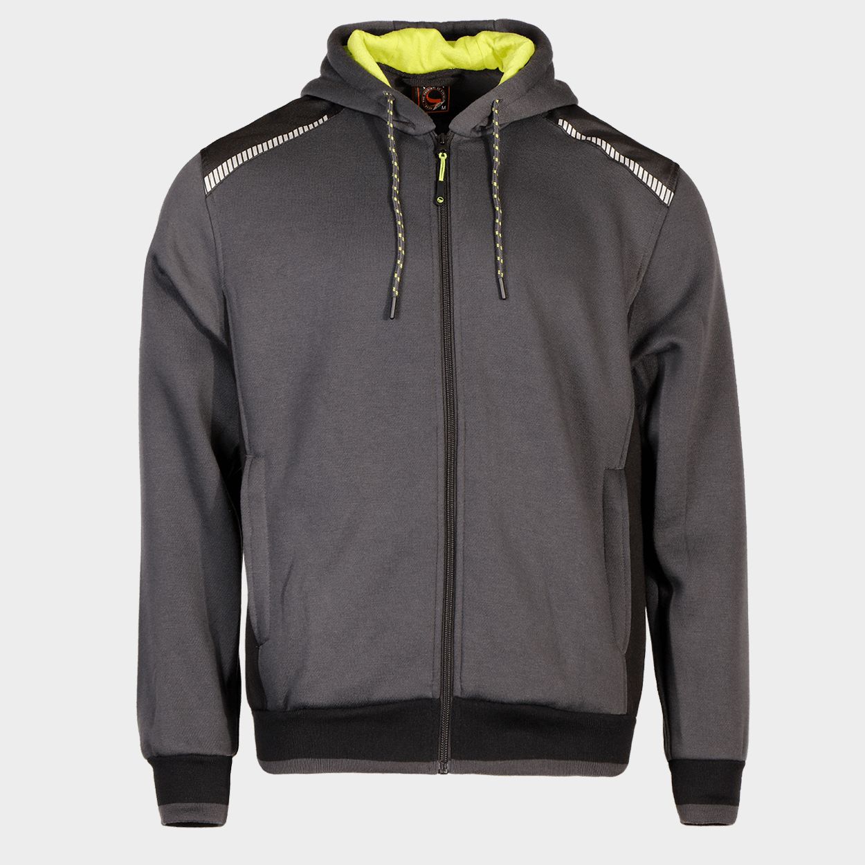 Ανδρική ζακέτα PRISMA GREY/GREEN - 1