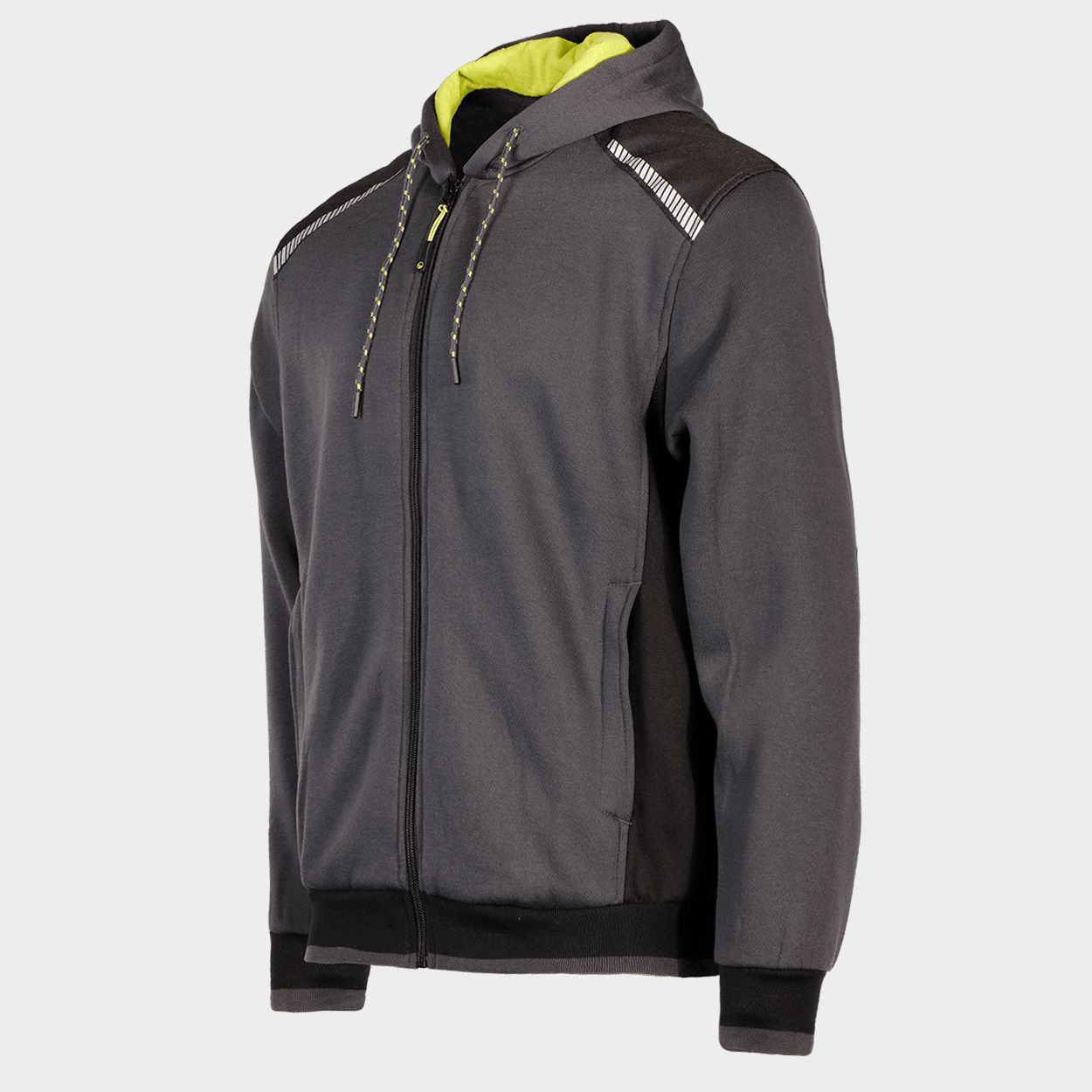 Ανδρική ζακέτα PRISMA GREY/GREEN - 4