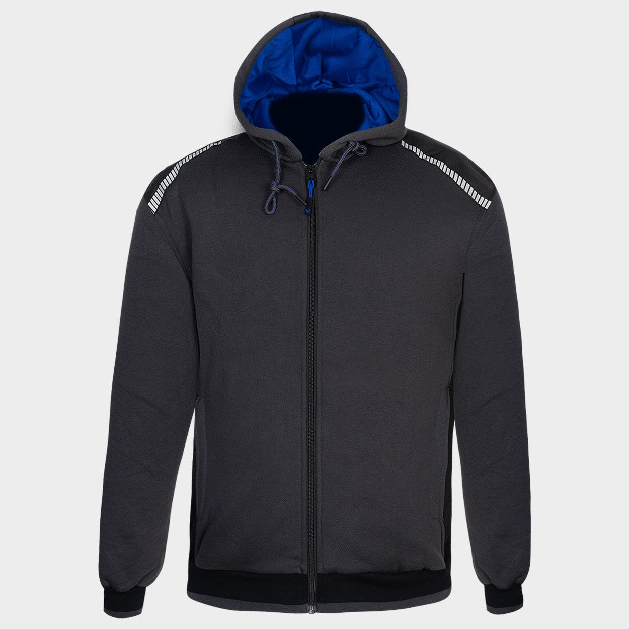 Ανδρική ζακέτα PRISMA GREY/ROYAL - 1