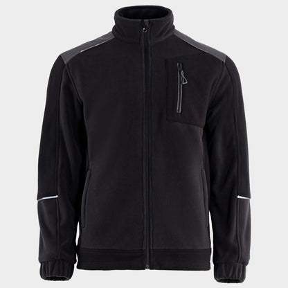 Ζακέτα φλιζ REVOLT FLEECE BLACK - 1