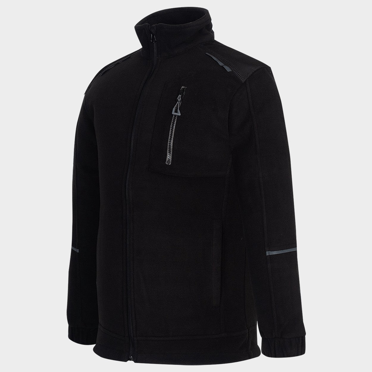 Ζακέτα φλιζ REVOLT FLEECE BLACK - 4