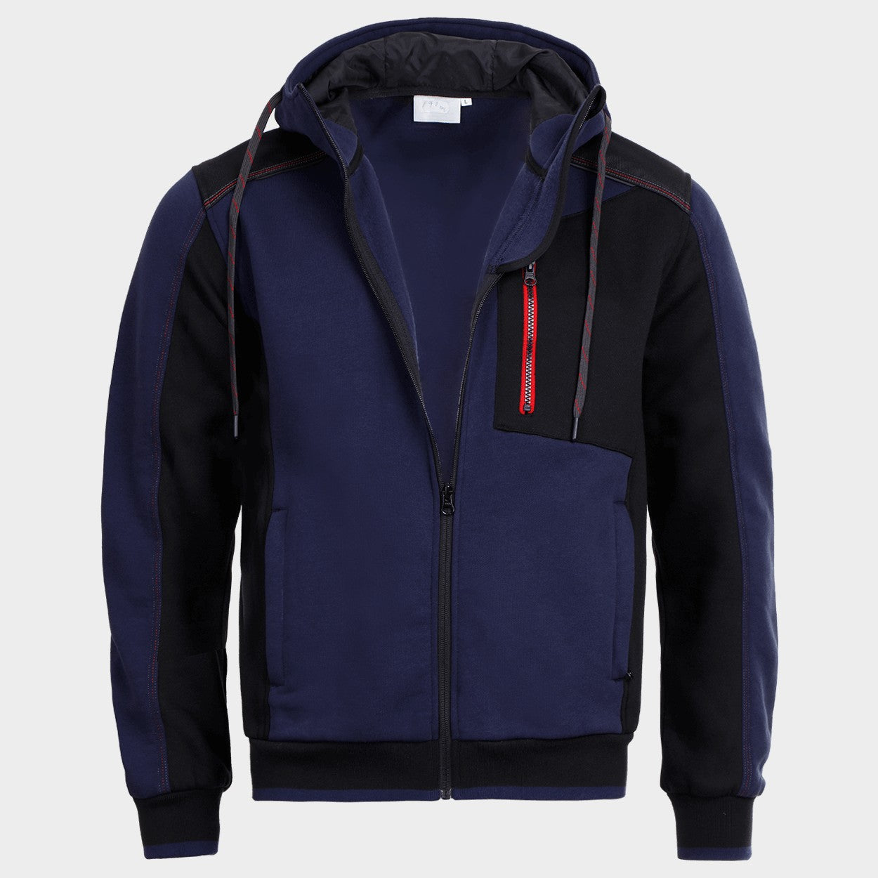 Суитшърт REVOLT NAVY BLUE/BLACK - 5