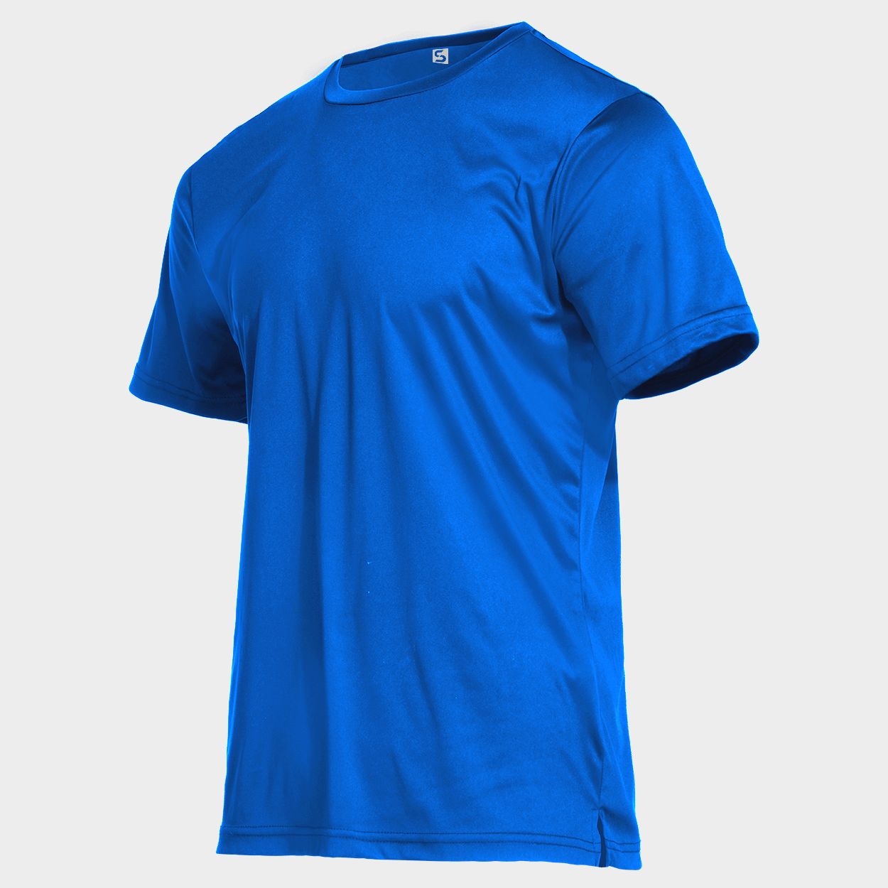 Κοντομάνικη μπλούζα FIT ROYAL BLUE - 3