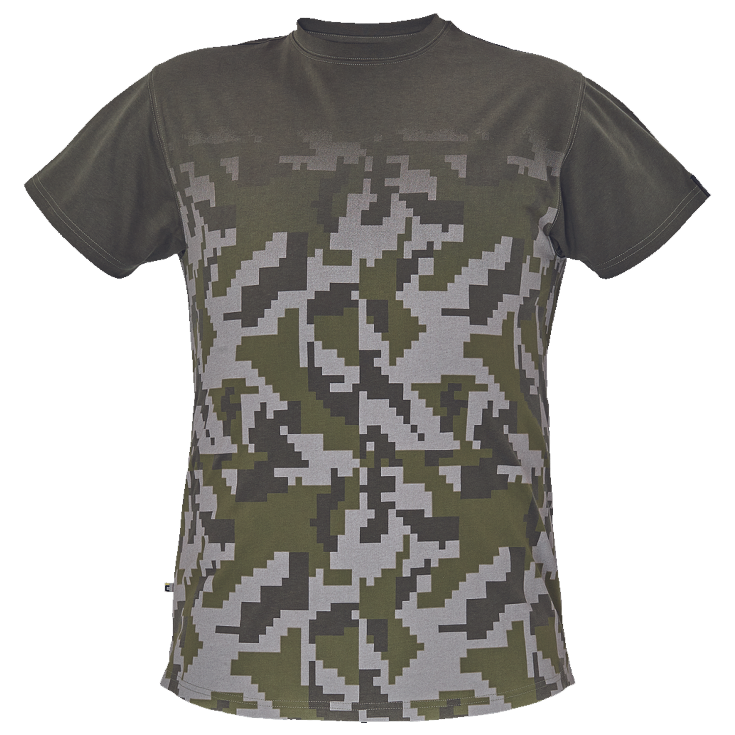 Κοντομάνικη μπλούζα NEURUM DARK GREEN