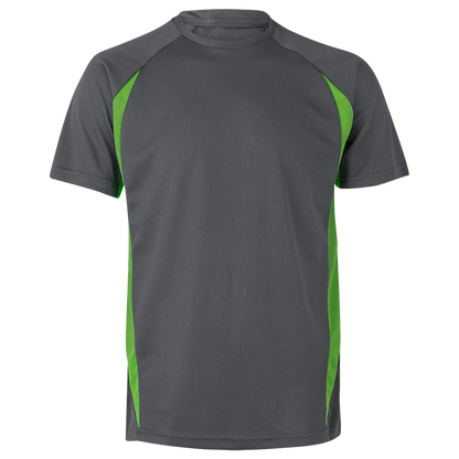 Tricou VELILLA GRI/VERDE - 1