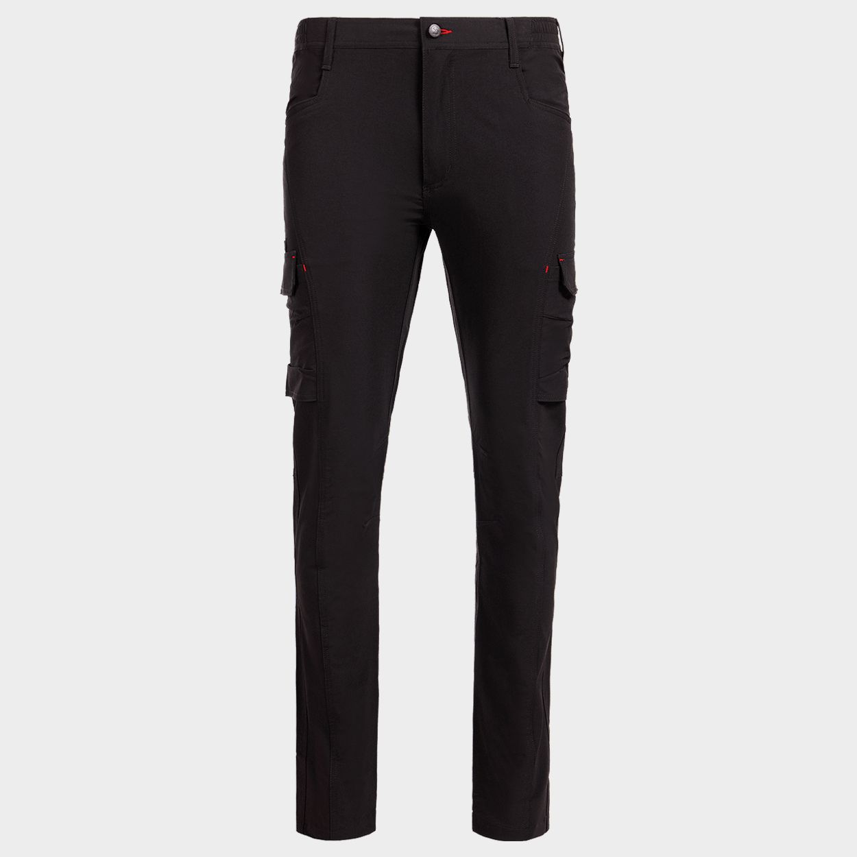 Работен панталон VIGOR BLACK/RED - 1
