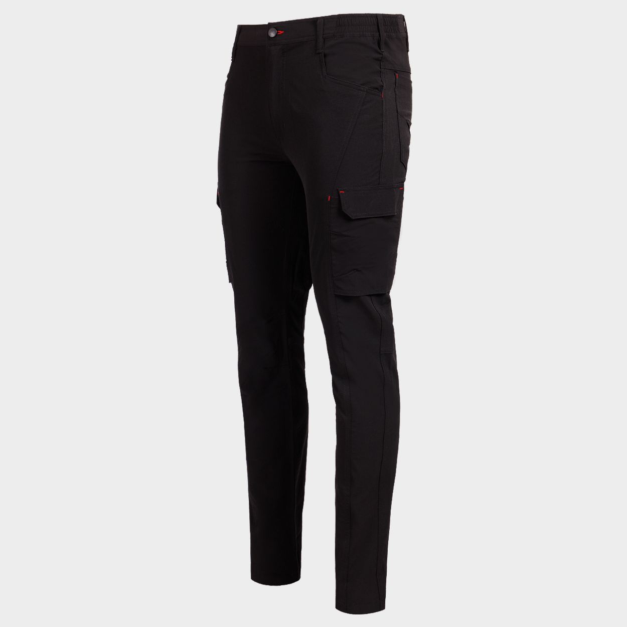 Работен панталон VIGOR BLACK/RED - 3