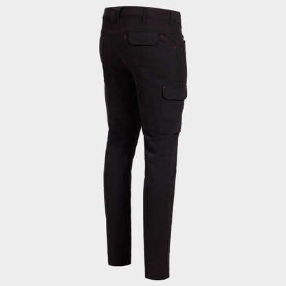 Работен панталон VIGOR BLACK/RED - 4