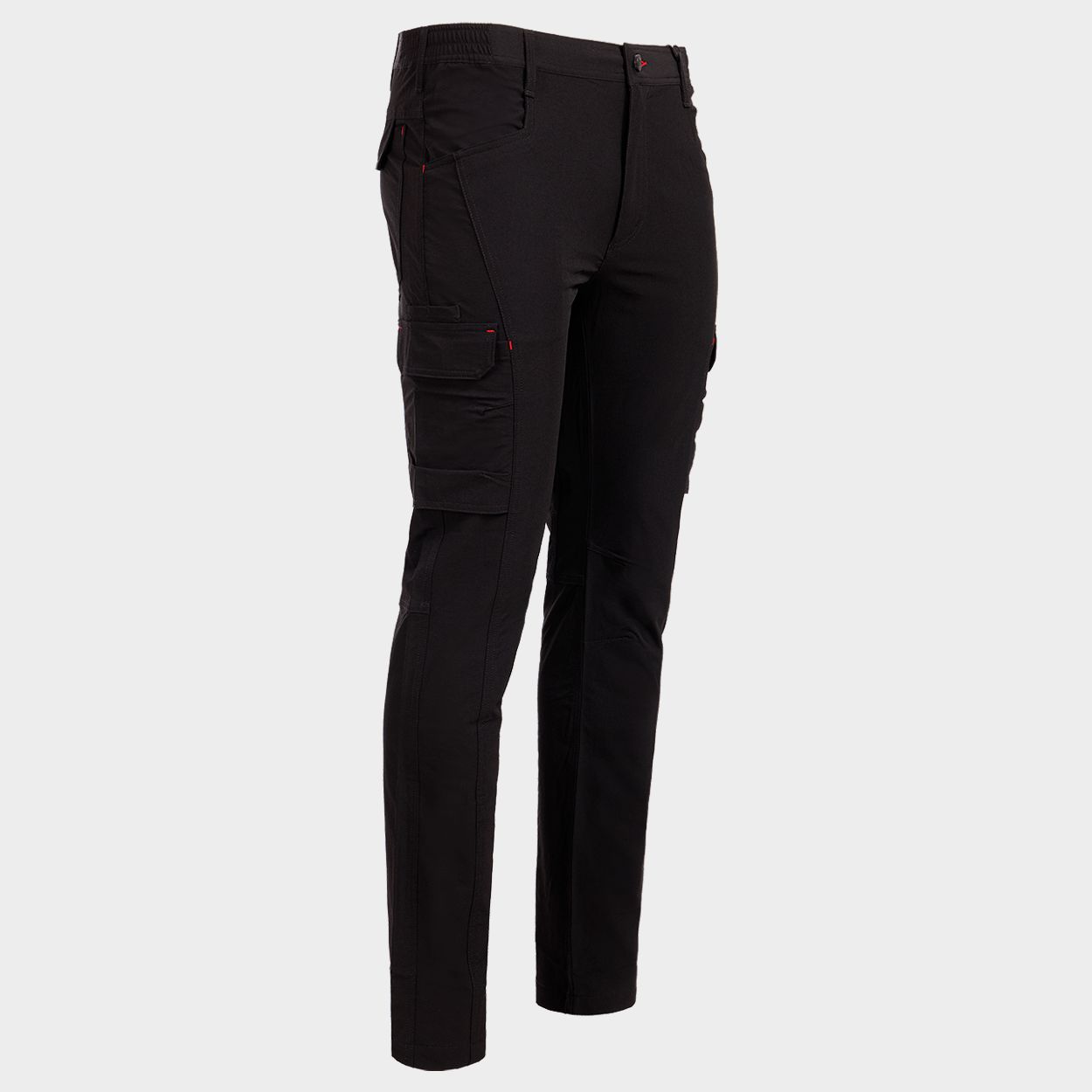 Работен панталон VIGOR BLACK/RED - 5