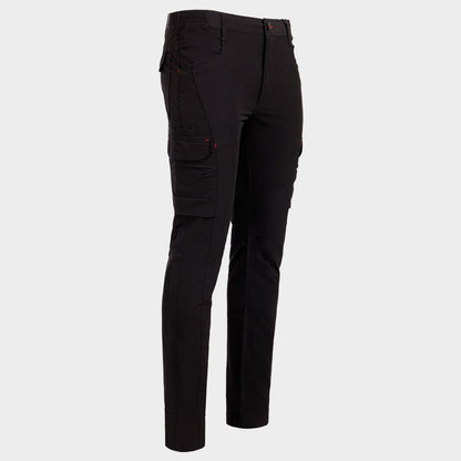 Работен панталон VIGOR BLACK/RED - 5