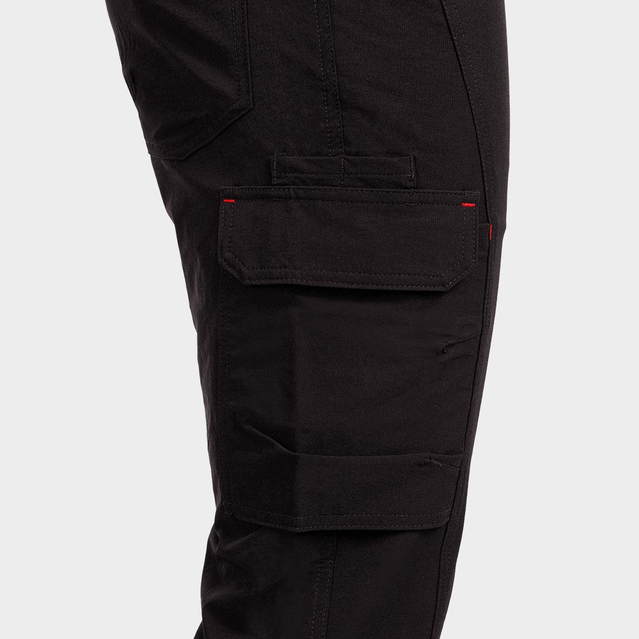 Работен панталон VIGOR BLACK/RED - 6
