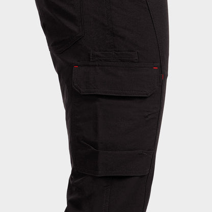 Работен панталон VIGOR BLACK/RED - 6