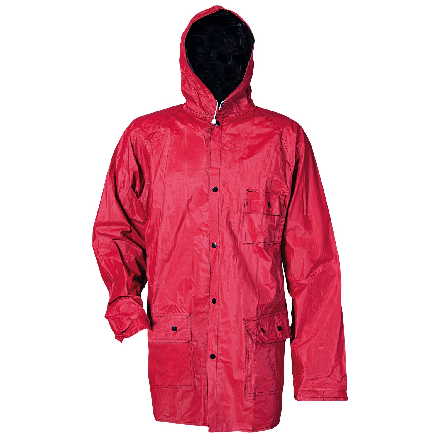Jachetă impermeabilă RONY RED/NEGRU