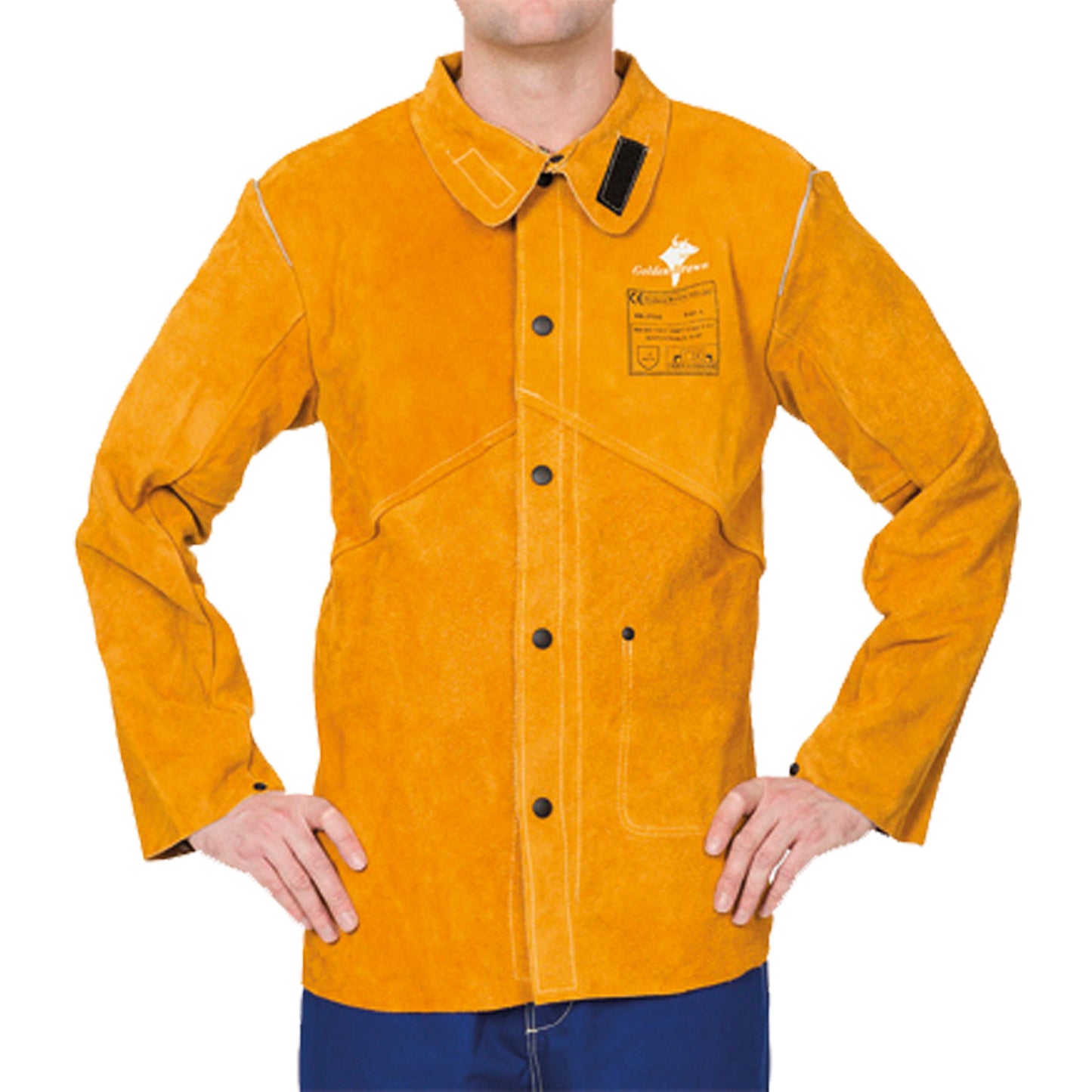 WELDAS GOLDEN BROWN Welding jacket - 1