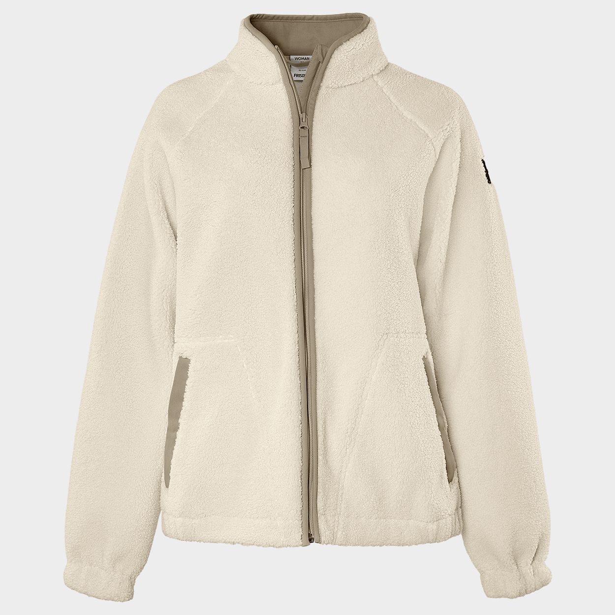 Дамско яке FRISTADS COPPER PILE FLEECE WHITE - 1