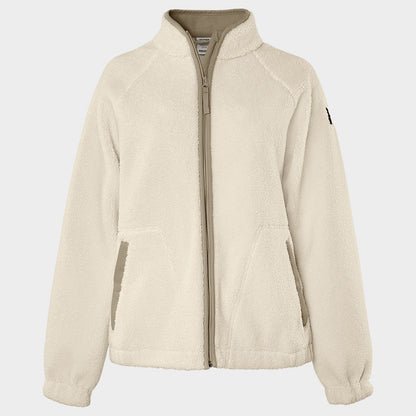 Дамско яке FRISTADS COPPER PILE FLEECE WHITE - 1