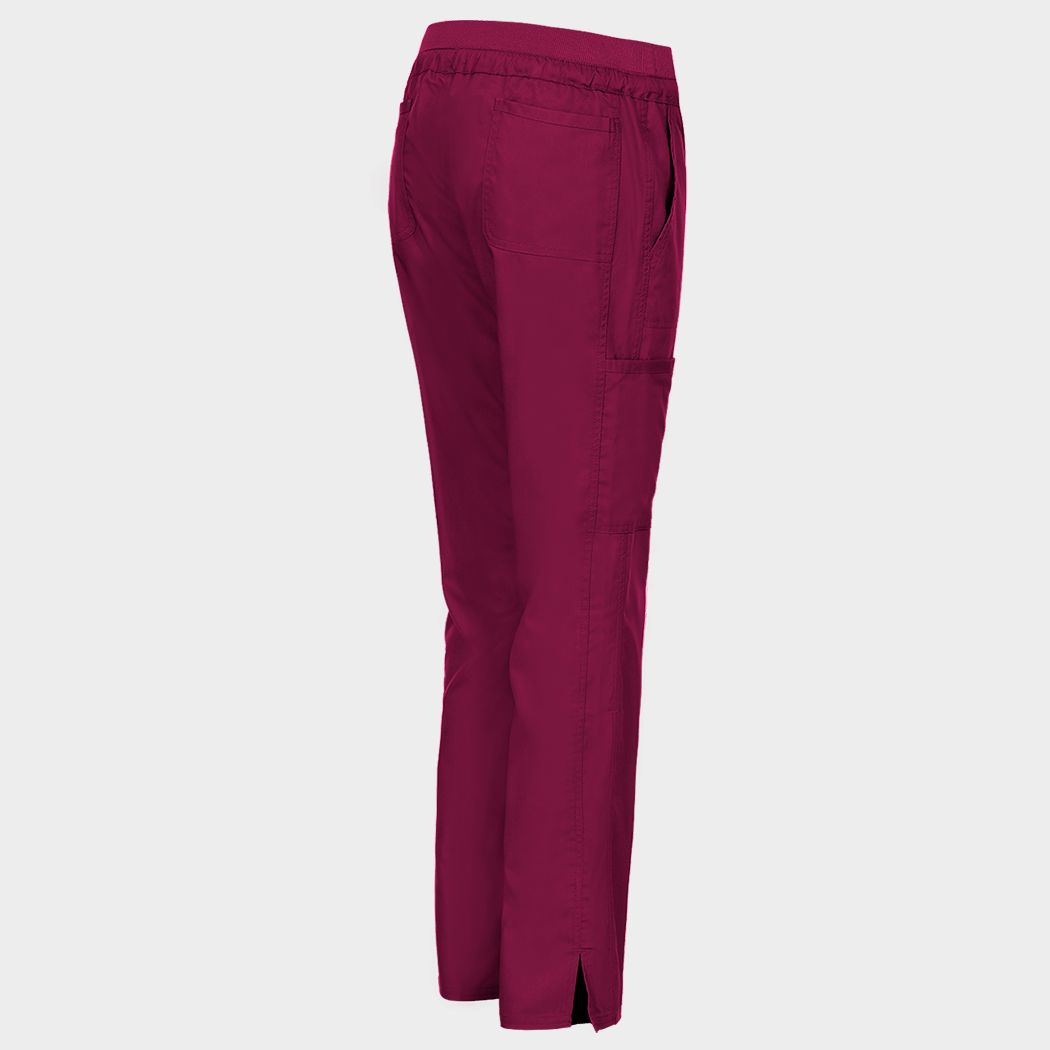 Дамски медицински панталон CHEROKEE MR TAPERED BURGUNDY WWE105 - 5