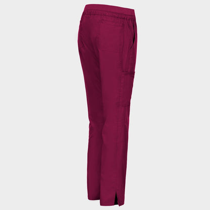 Дамски медицински панталон CHEROKEE MR TAPERED BURGUNDY WWE105 - 5
