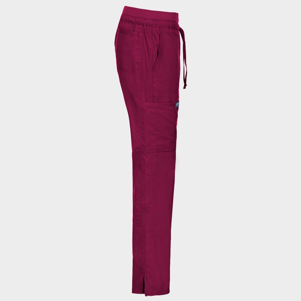 Дамски медицински панталон CHEROKEE MR TAPERED BURGUNDY WWE105 - 6