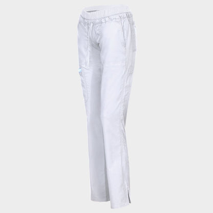 Pantaloni medicali de damă CHEROKEE MR TAPERED ALB WWE105 - 3